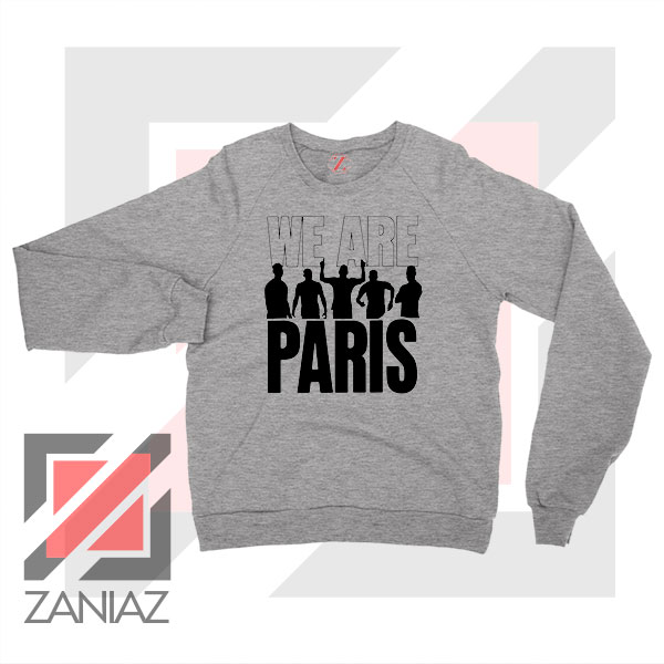 We Are Paris Best Squad Sport Grey Hoodie