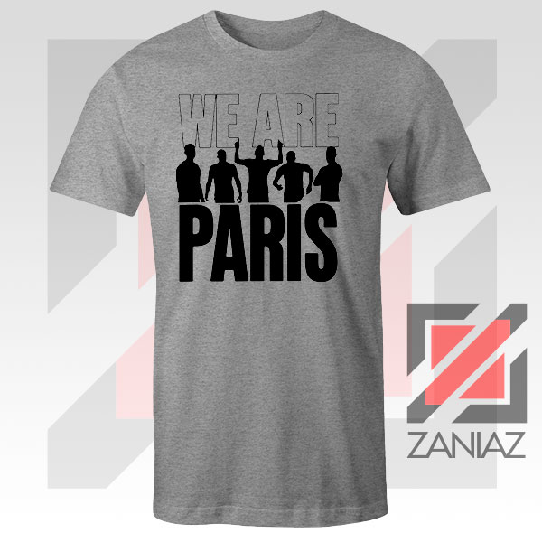 We Are Paris Best Squad Sport Grey Tshirt