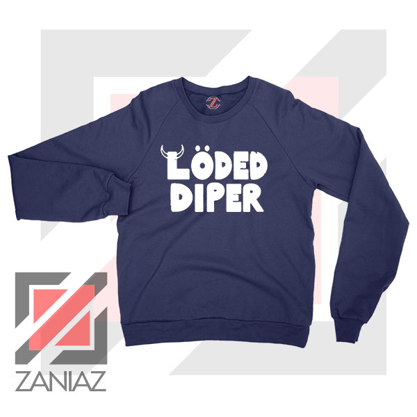 Get Loded Diper Music Navy Sweater