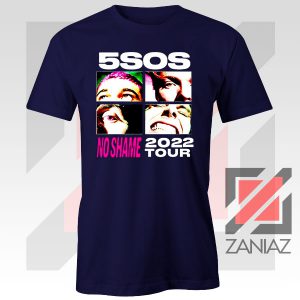 5sos No Shame 2022 Tour Navy Tshirt