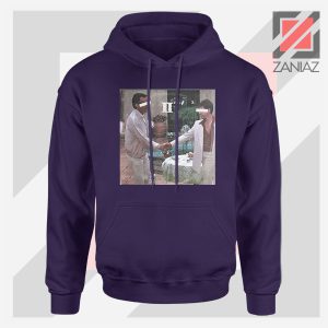 Benny The Plugs I Met 2 Navy Hoodie
