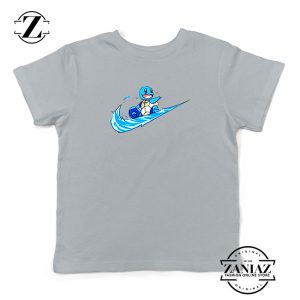 Charmander Nike Parody Sport Grey Kids Tshirt