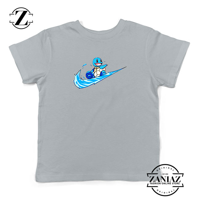 Charmander Nike Parody Sport Grey Kids Tshirt