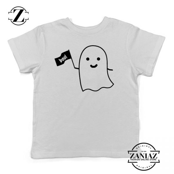 Cute Ghost Cozy Halloween Kids Tshirt