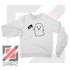 Cute Ghost Cozy Halloween Sweatshirt