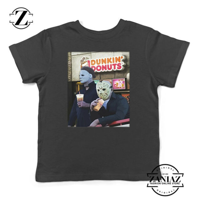 Michael Myers Donuts Halloween Youth T-Shirt