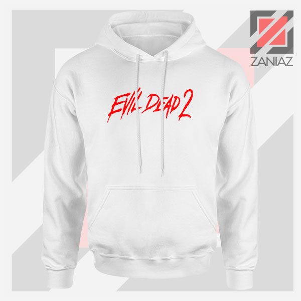 Evil Dead II 87 Logo White Hoodie