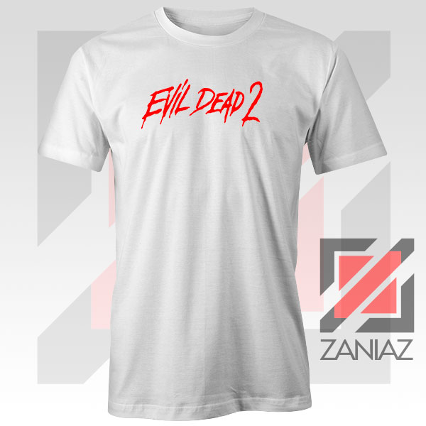 Evil Dead II 87 Logo White Tshirt