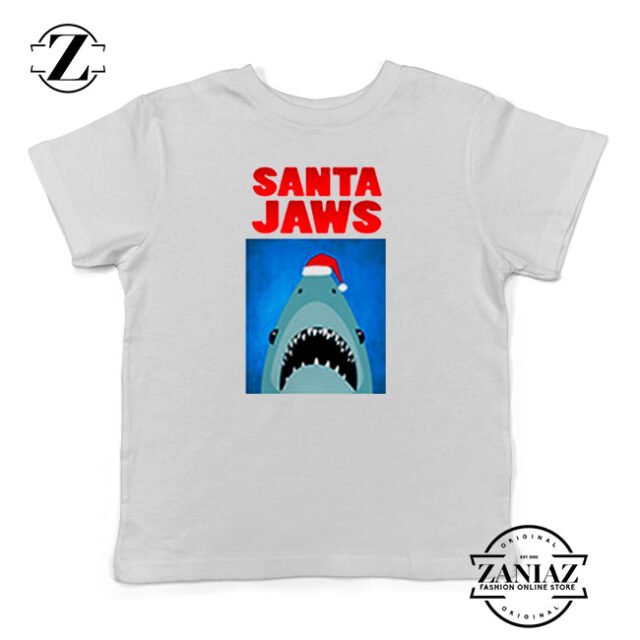 Get Now Father Christmas Jaws Parody Youth Tee
