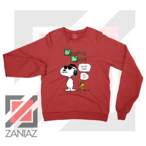Funny Snoopy Say My Name Red Sweatshirt