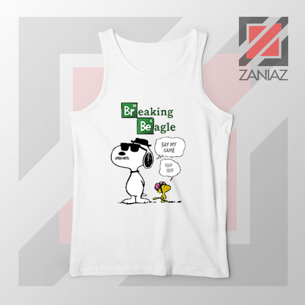 Funny Snoopy Say My Name Tank Top