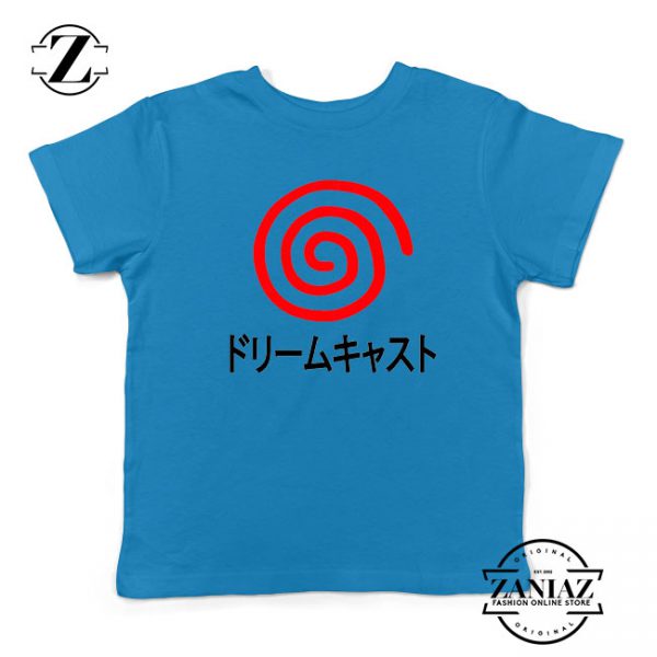 Japanese Dream Gamer Youth Blue Tshirt