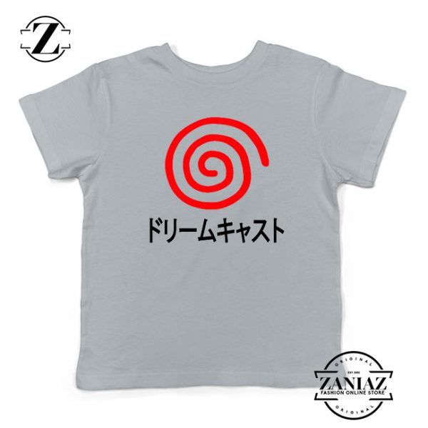 Japanese Dream Gamer Youth Grey Tshirt
