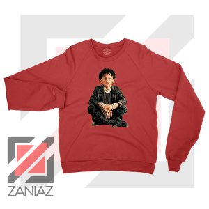 Joyner Lucas Evolution Design Red Sweatshirt