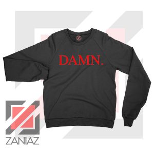 Kendrick Damn Album Logo Black Sweatshirt