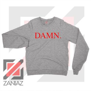 Kendrick Damn Album Logo Grey Sweatshirt