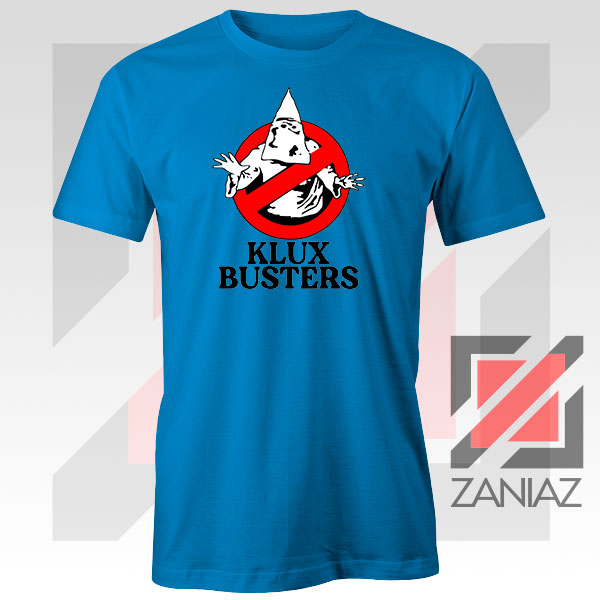 Klux Klan Busters Logo Blue Tee