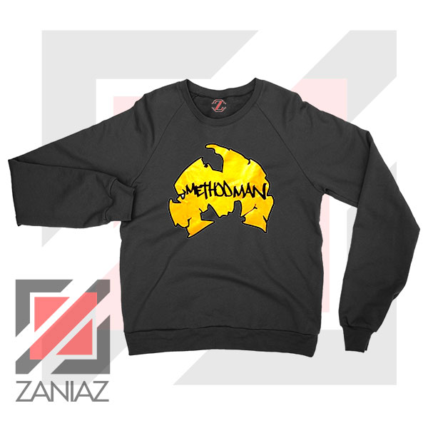 Method Man Wu Tang Logo Black Sweater
