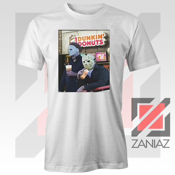 Michael Myers Donuts Company White Tee