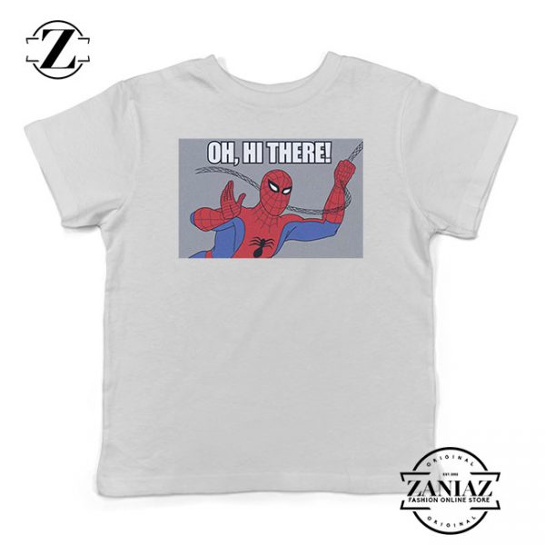 Spider Man Movie Swinging Kids Tshirt