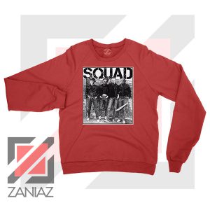 Squad Movie Killer Limited Red Sweatshirt