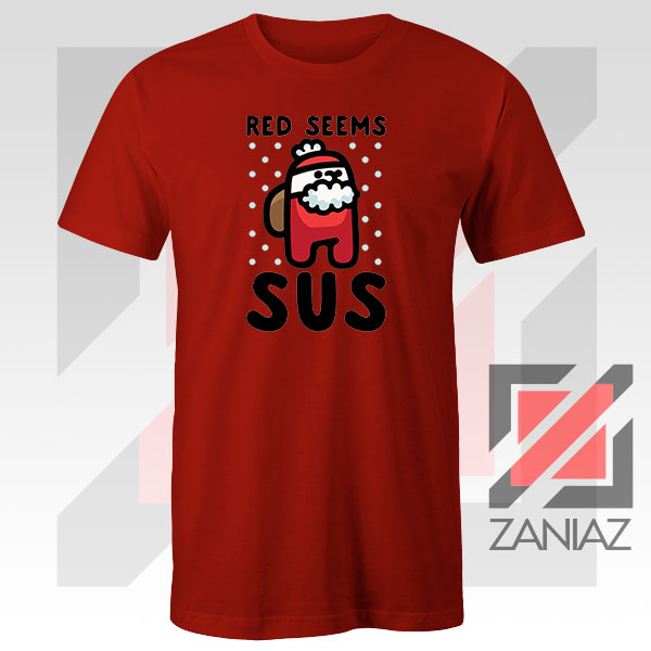 Sus Father Christmas Parody Red Tee