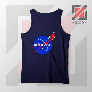 The Marvels 2 Nasa Logo Parody Navy Blue Tank Top