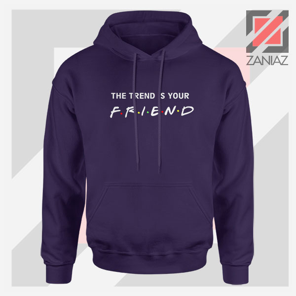 Trend is Your Friend Logo Navy Blue Jacket