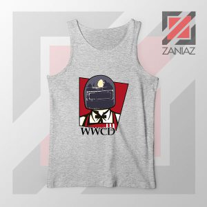War KFC Chicken Parody Sport Grey Tank Top