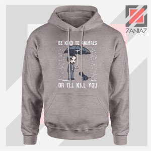 John Wick Be Kind To Animals Grey Jacket