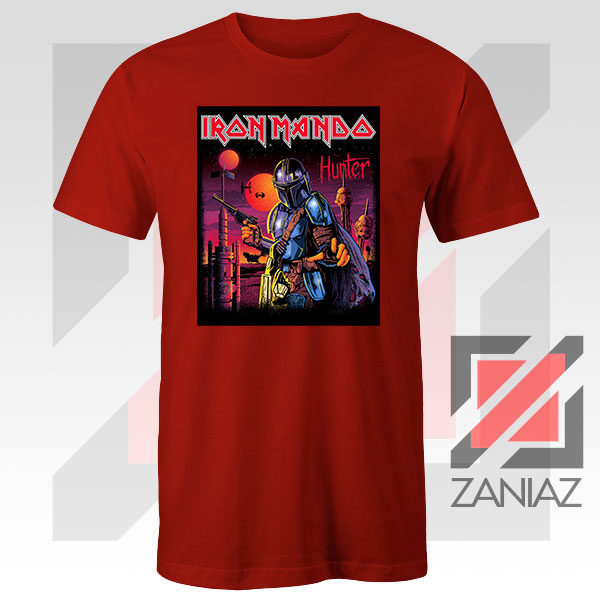 Mandalorian Iron Beskar Red Tshirt