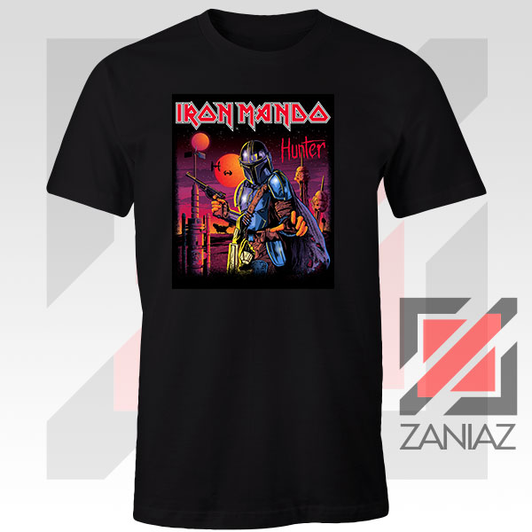 Mandalorian Iron Beskar T-Shirt – Galactic Warrior Graphic Tee
