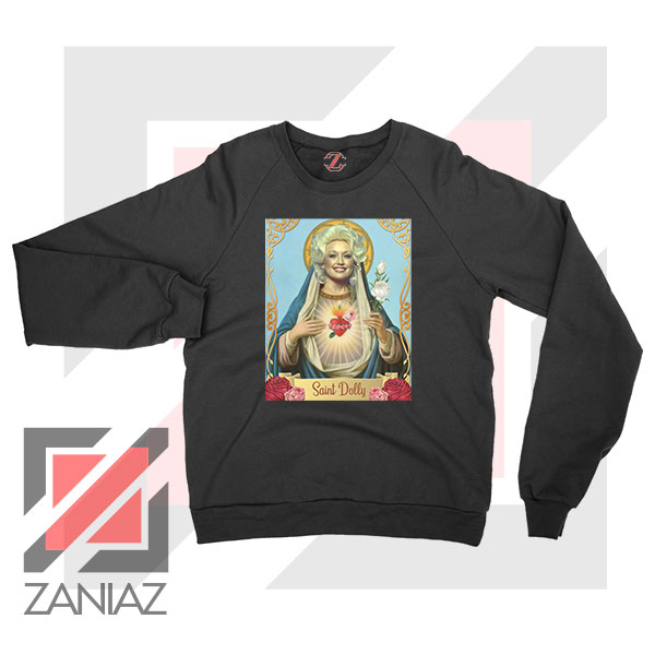 Saint Dolly Parton Graphic Sweatshirt – Iconic Music Pop Culture