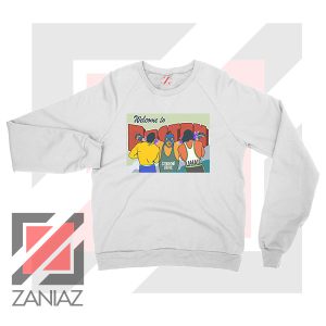 Welcome To Boston Graphic White Sweater