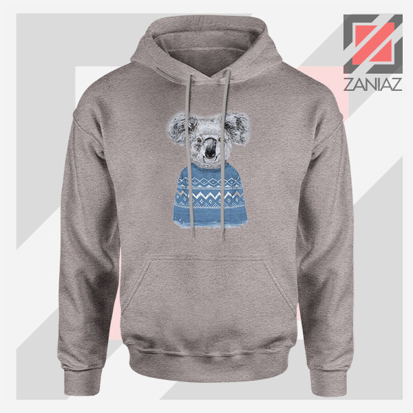 Winter Koala Christmas Sport Grey Jacket