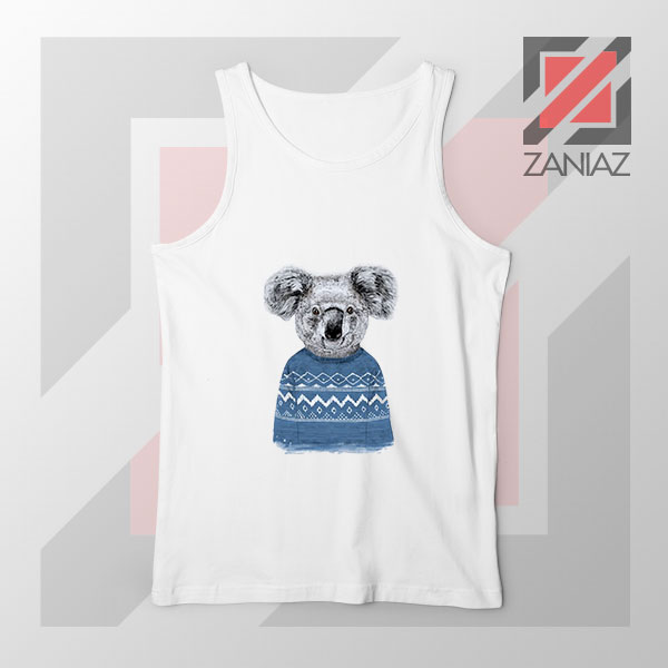 Winter Koala Christmas Tank Top – Cute Festive Graphic