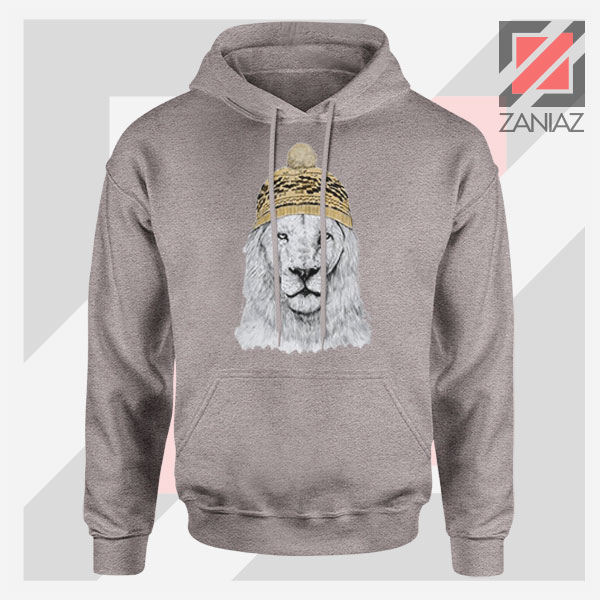 Winter Lion New Graphic 4 Grey Jacket