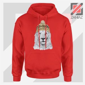Winter Lion New Graphic 4 Red Jacket