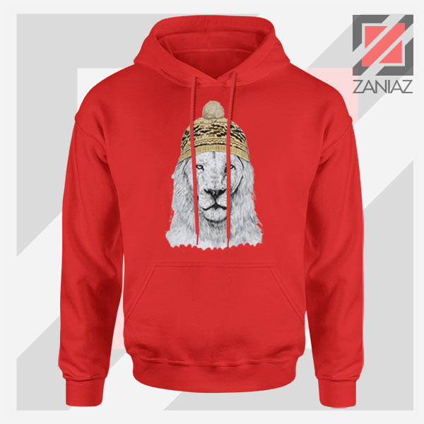 Winter Lion New Graphic 4 Red Jacket
