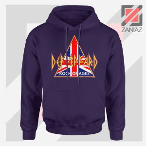 Def Leppard Rock of Age Navy Blue Jacket