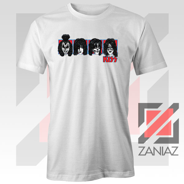 Faces Kiss Rock Band T-Shirt – Vintage Rock Graphic Tee
