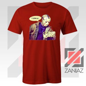 Jason Voorhees vs Crocs Red Tshirt