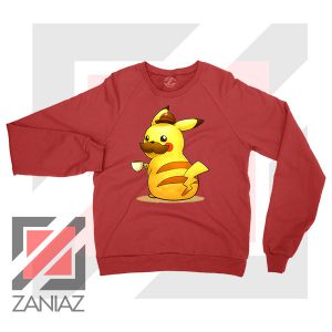 Pokemon Pikachu Coffee Red Sweater