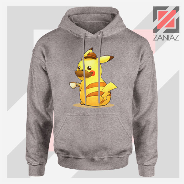 Pokemon Pikachu Coffee Sport Grery Jacket