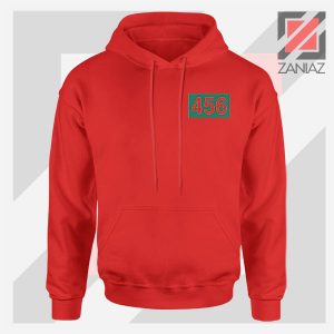 Squids Game 456 Player Red Hoodie