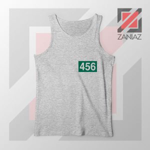 Squids Game 456 Player Sport Grey Tank Top