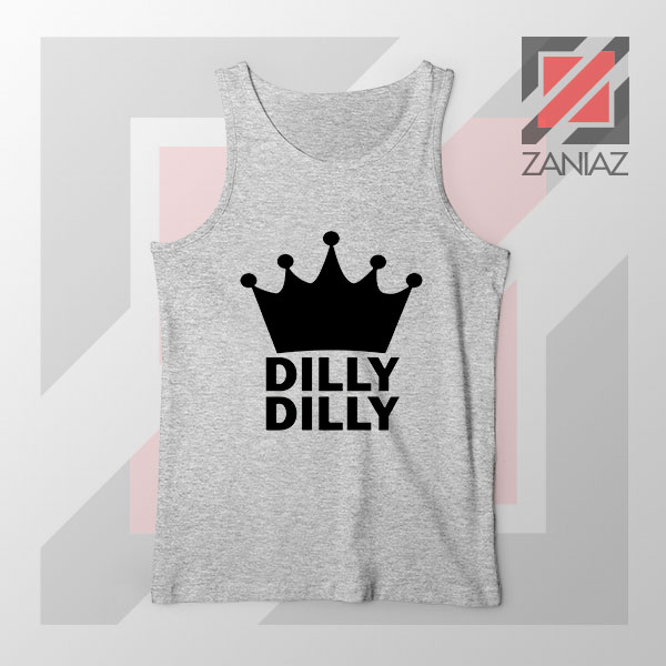 Dilly Dilly Campaign Graphic Sport Grey Tank Top