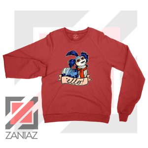 Ello Labyrinth The Worm Red Sweater