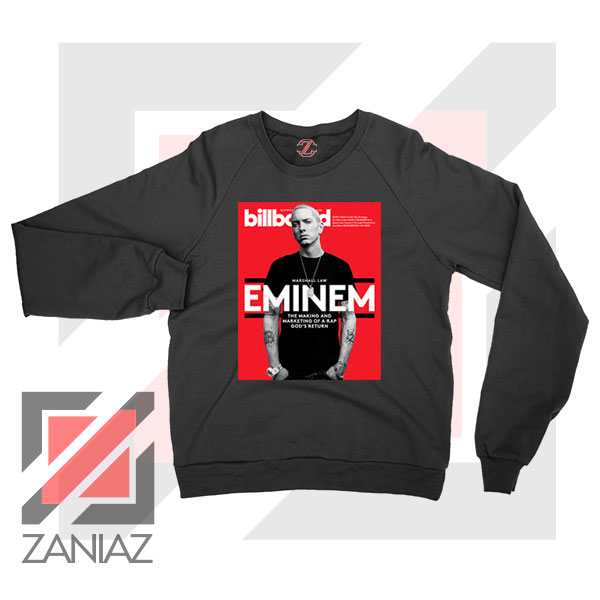 Eminem Billboard Cover Black Sweater