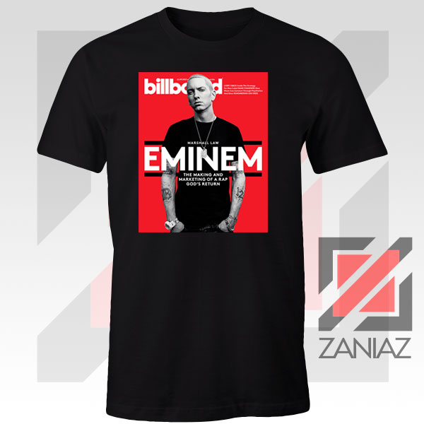 Eminem Billboard Cover Black Tee